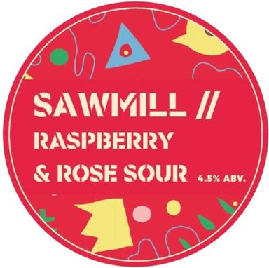 Raspberry & Rose badge